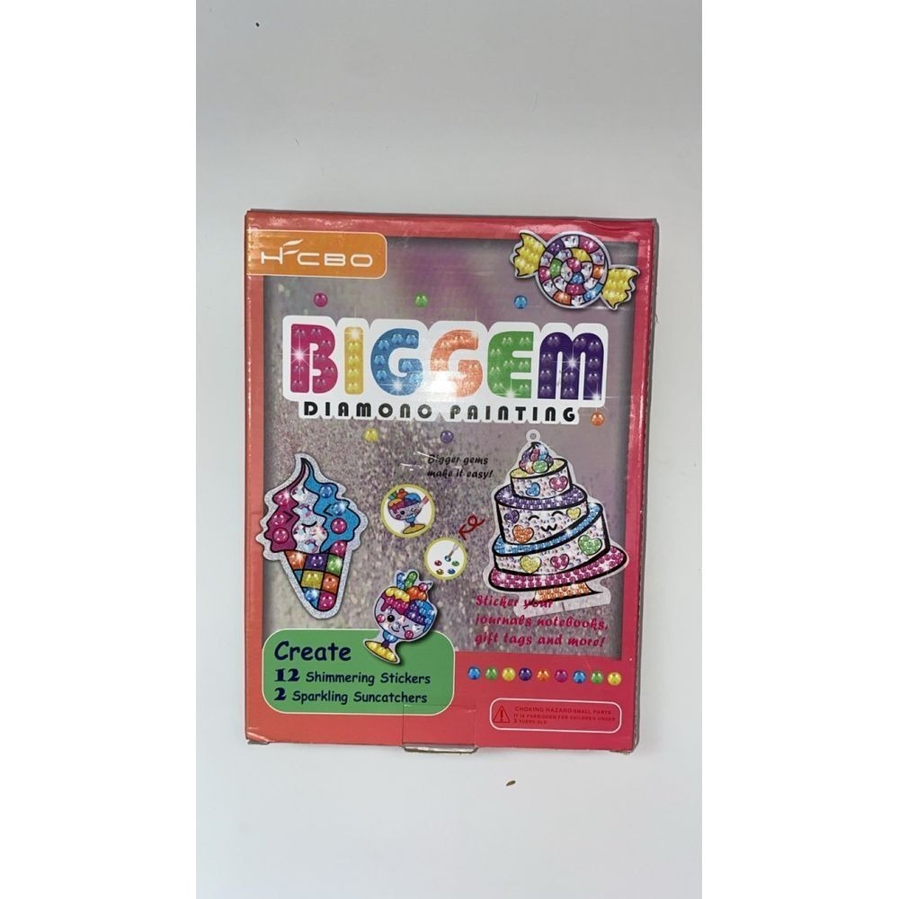 NEW! Gem Diamond Painting Kits for Kids- Make Your Own Stickers and Suncatchers‎